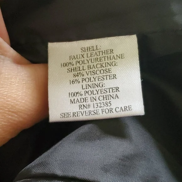 Love Token Quilted Faux Leather Vest Sz Med 8-10 - Picture 8 of 8